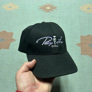 Vintage Strapback hat cap Patsy Lou GMC car dealership flint Michigan adjustable